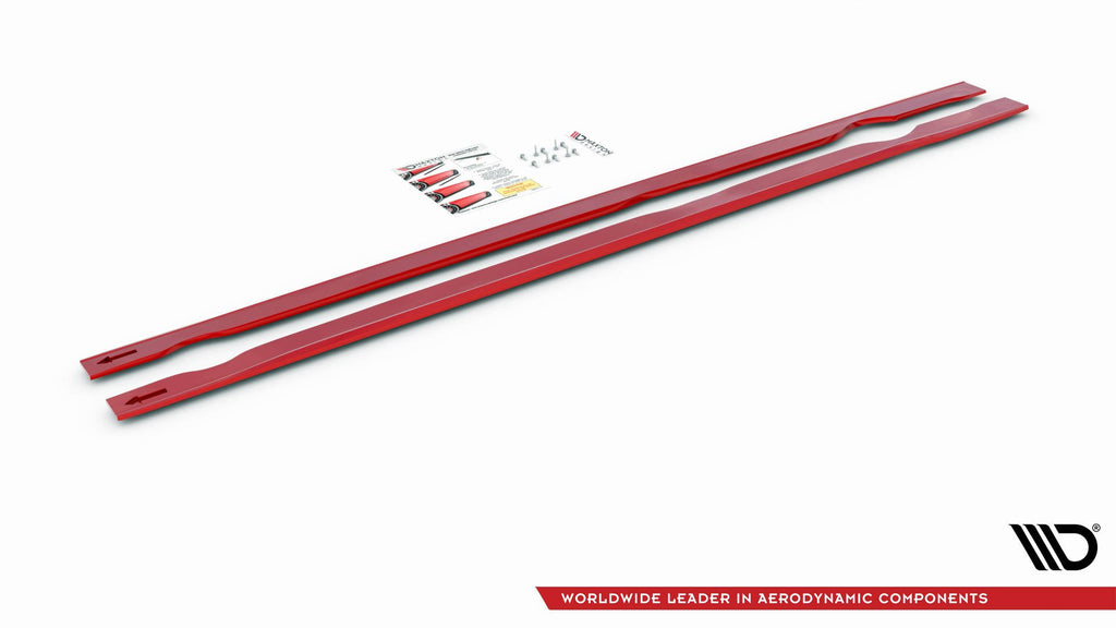 Side skirts diffusers vw golf 7 gti tcr