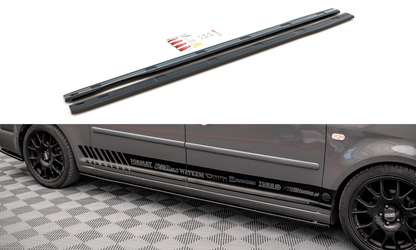 Side skirts diffusers volkswagen caddy long mk3 facelift