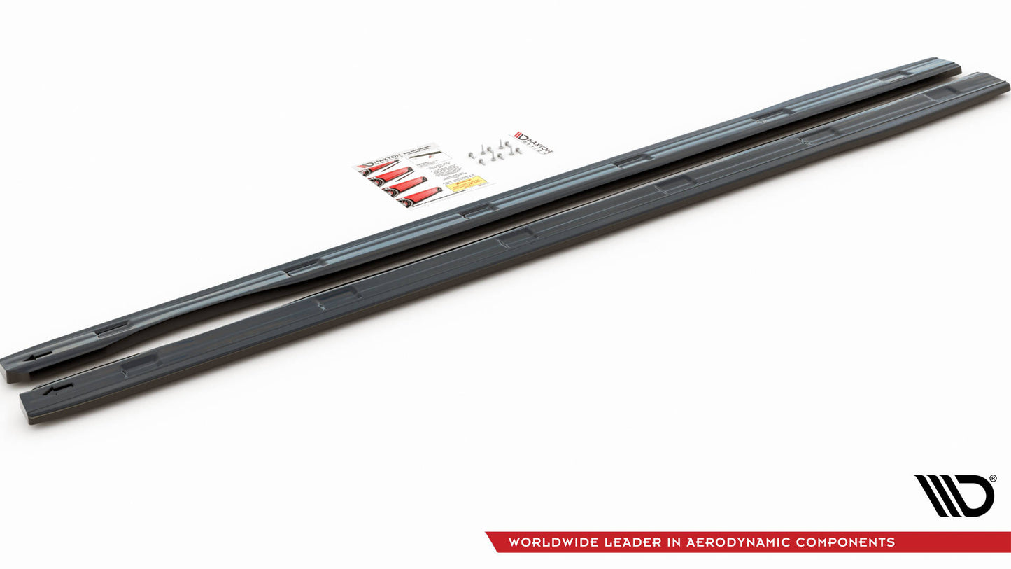 Side skirts diffusers volkswagen caddy long mk3 facelift