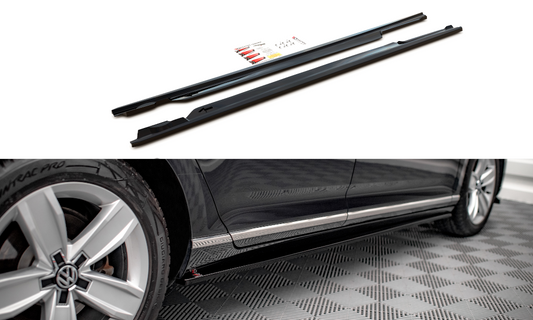 Side skirts diffusers volkswagen passat b8 facelift