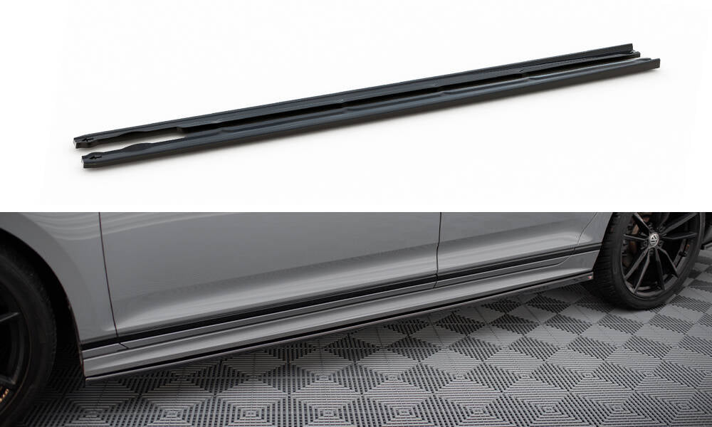 Side skirts diffusers volkswagen passat r-line b8 facelift