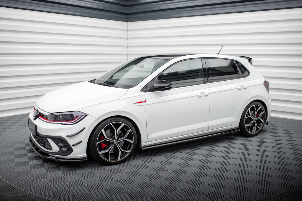 Side skirts diffusers volkswagen polo gti mk6 facelift