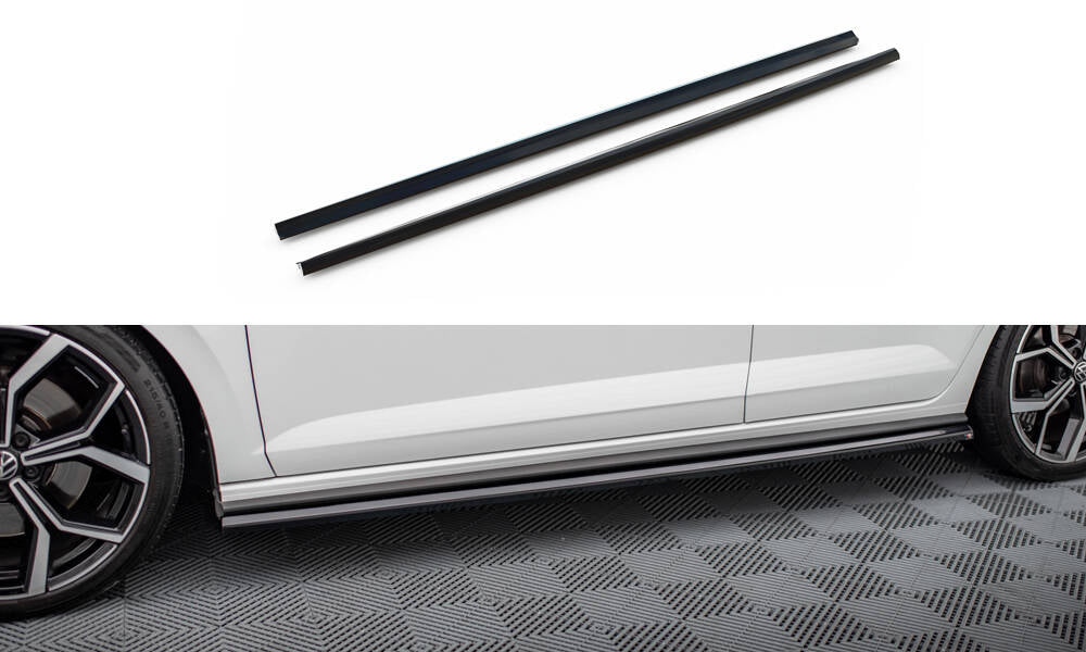 Side skirts diffusers volkswagen polo gti mk6 facelift
