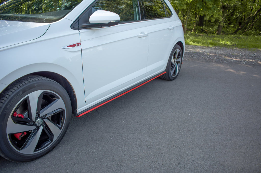 Side skirts diffusers volkswagen polo gti / r-line mk6
