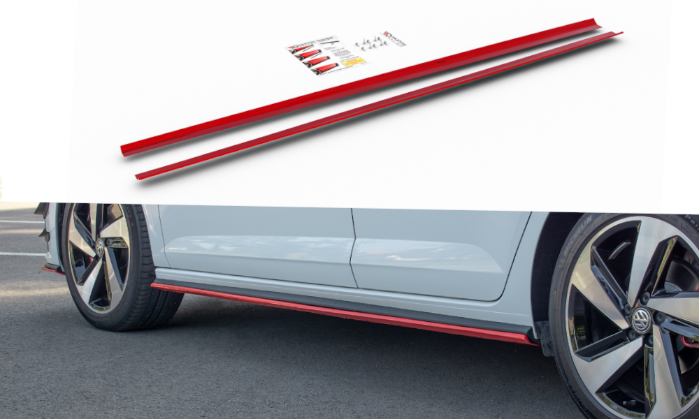 Side skirts diffusers volkswagen polo gti / r-line mk6
