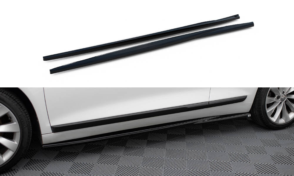 Side skirts diffusers volkswagen scirocco mk3 facelift