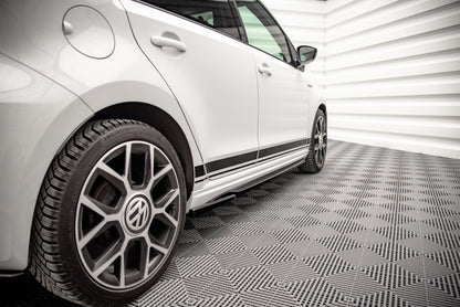 Side skirts diffusers volkswagen up gti