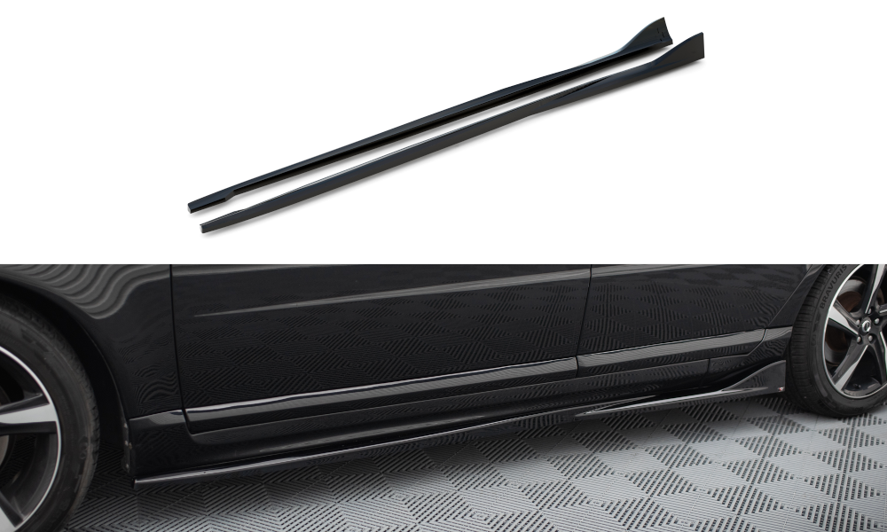 Side skirts diffusers volvo s80 mk2