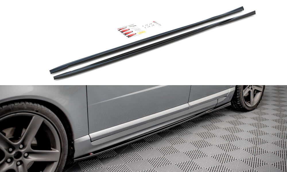 Side skirts diffusers volvo v70 mk3