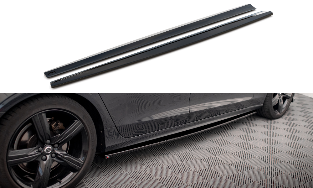 Side skirts diffusers volvo v90 / s90 r-design mk2