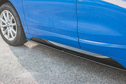 Side skirts diffusers for bmw x2 f39 m-pack