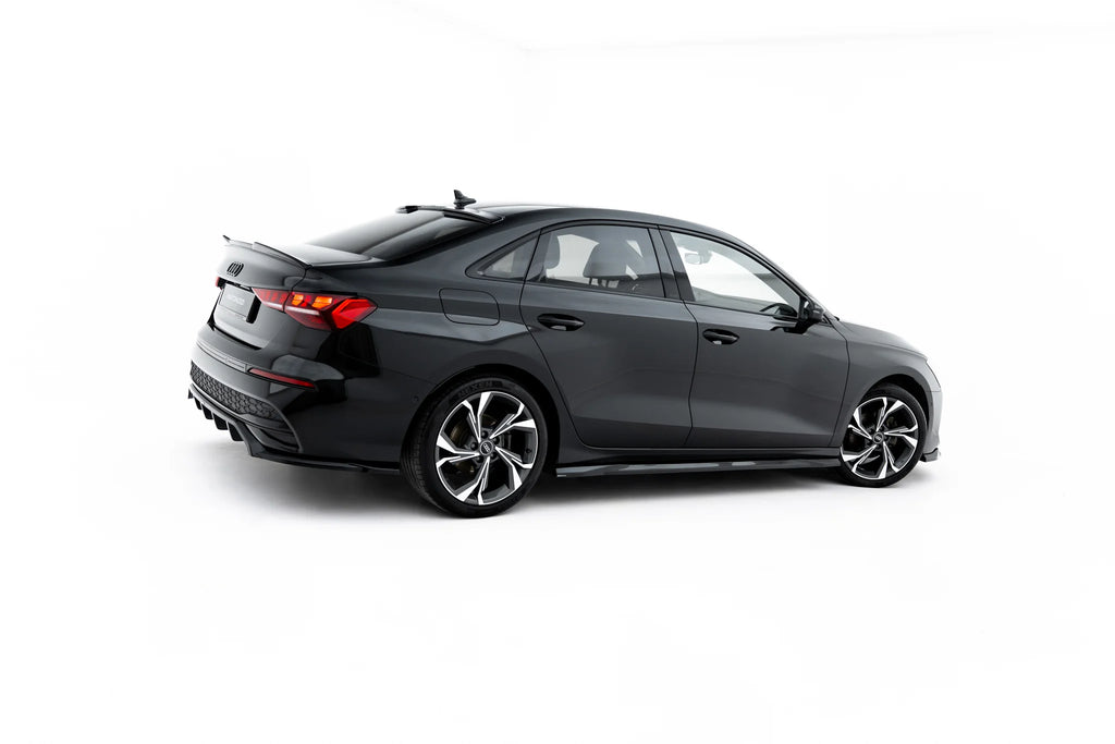 Side skirts diffusers suitable for audi a3 sedan 8y facelift