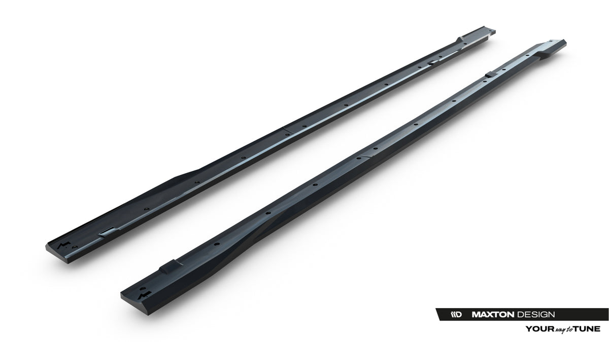 Side skirts diffusers suitable for ford transit custom msrt l2 mk2