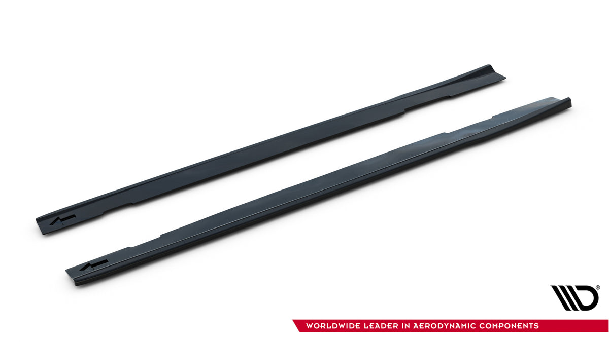 Side skirts diffusers suitable for mercedes-amg cla 45 aero c118 facelift