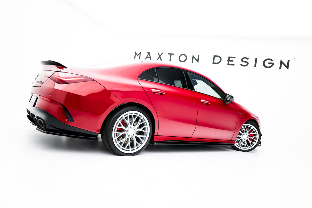 Side skirts diffusers suitable for mercedes-amg cla 45 aero c118 facelift