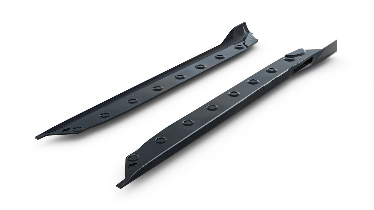 Side skirts diffusers suitable for porsche 911 carrera aero / carrera gts sportdesign 992 facelift