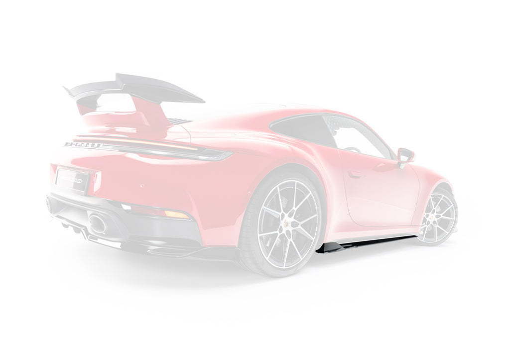 Side skirts diffusers suitable for porsche 911 carrera aero / carrera gts sportdesign 992 facelift