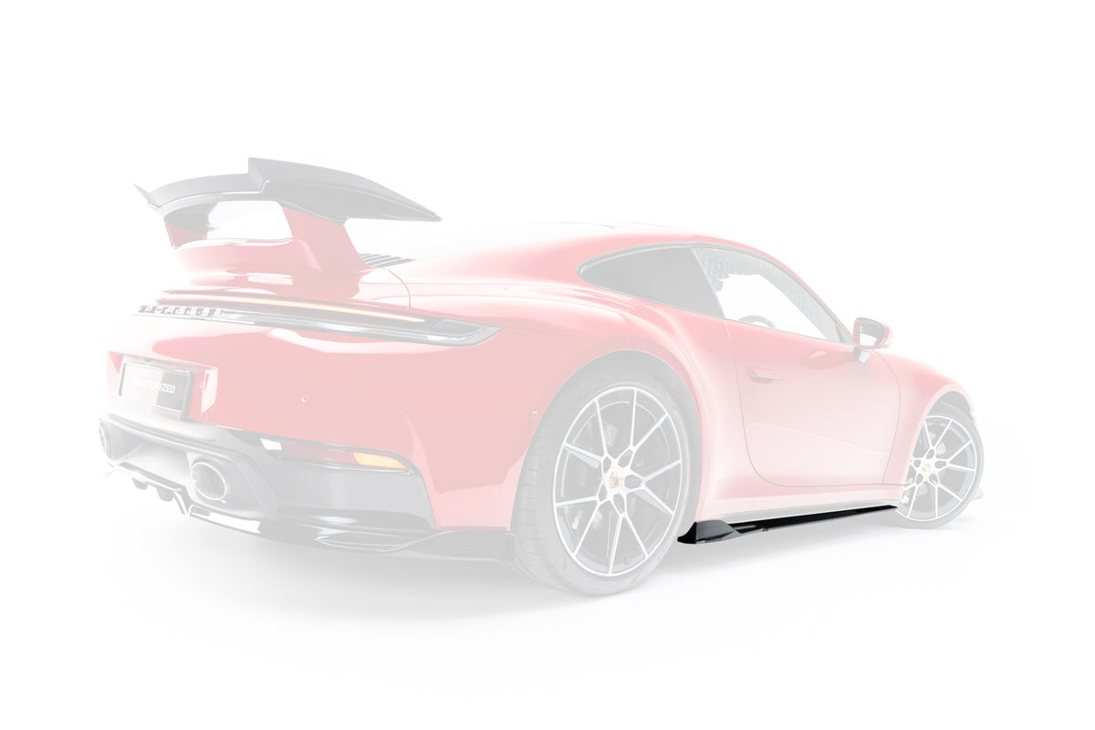 Side skirts diffusers suitable for porsche 911 carrera aero / carrera gts sportdesign 992 facelift