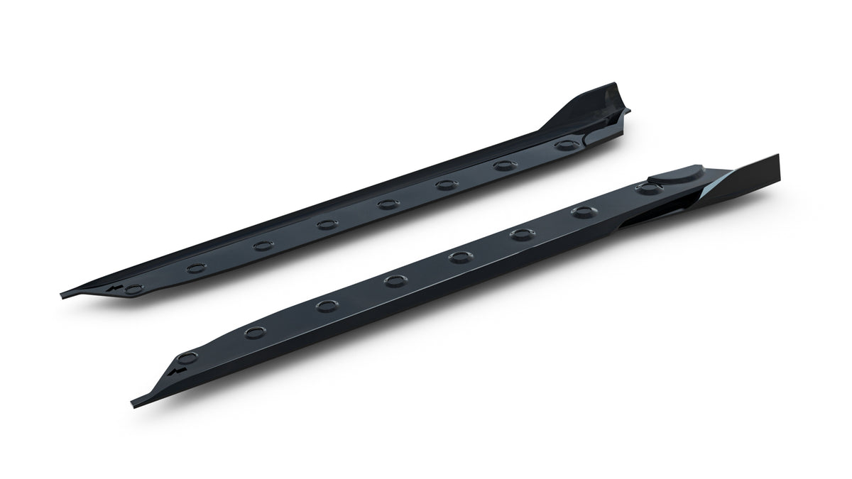 Side skirts diffusers suitable for porsche 911 carrera aero / carrera gts sportdesign 992 facelift