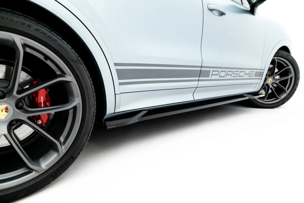 Side skirts diffusers suitable for porsche cayenne gts / turbo sport pack / turbo e-hybrid gt pack coupe mk3 facelift