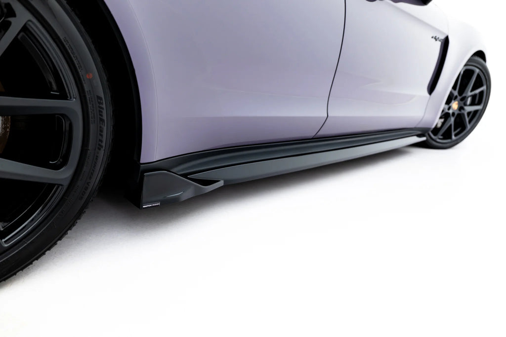 Side skirts diffusers suitable for porsche panamera 4 / 4s e-hybrid / 4 e-hybrid 972