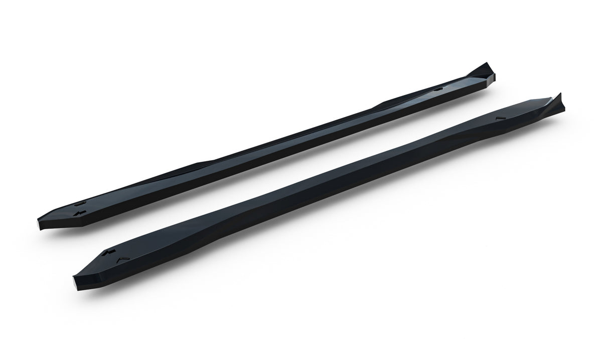 Side skirts diffusers suitable for volkswagen t-roc r-line mk2