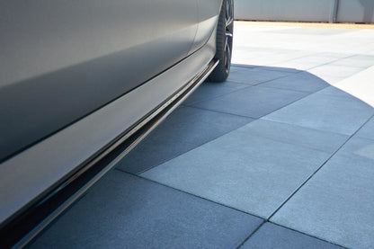 Side skirts diffusersv.1  audi rs7 c7