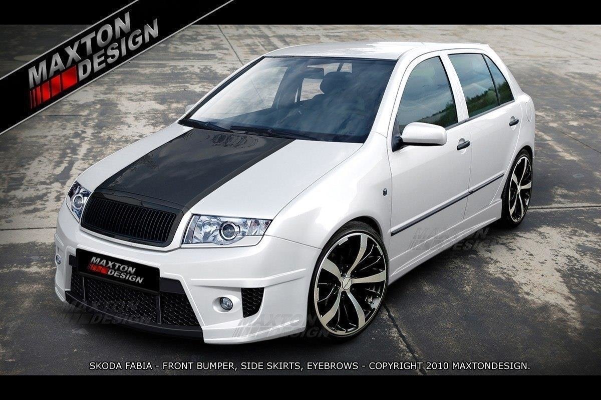 Side skirts skoda fabia mk1 < demonic >