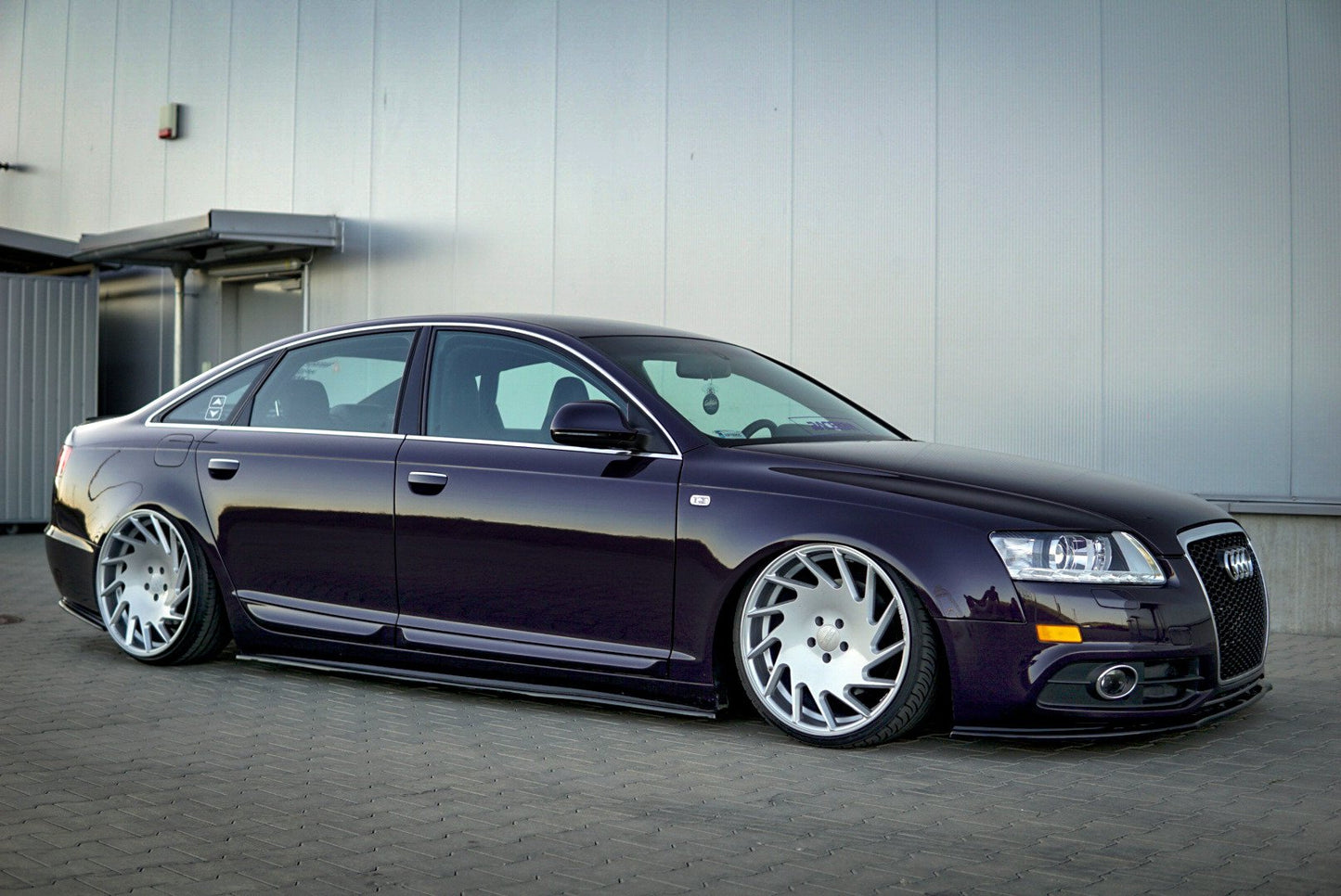 Side skirts diffusers audi a6 s-line c6 / c6 fl