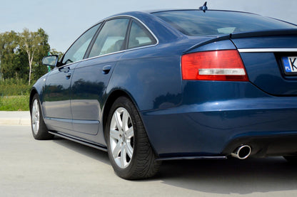 Side skirts diffusers audi a6 s-line c6 / c6 fl
