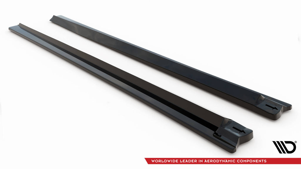 Side skirts diffusers  v.1 audi q8 / q8 s-line / sq8 mk1 / mk1 facelift