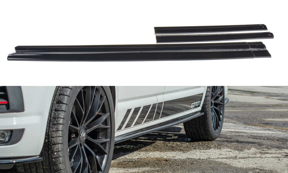Side skirts diffusers volkswagen t6