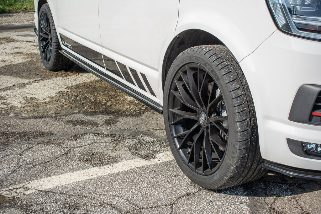 Side skirts diffusers volkswagen t6