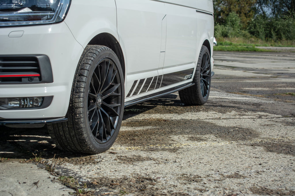 Side skirts diffusers volkswagen t6