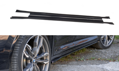 Side skirts diffusers for bmw x4 m-pack g02