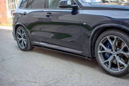 Side skirts diffusers for bmw x5 g05 m-pack