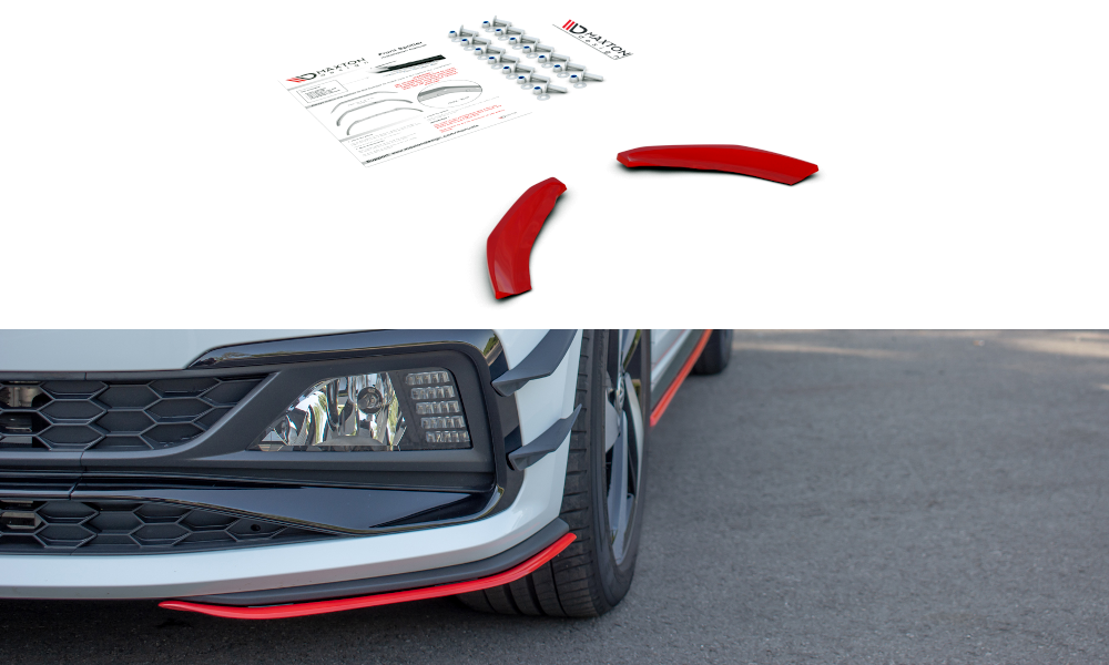 Splitery Przednie Boczne Volkswagen Polo GTI / R-Line MK6