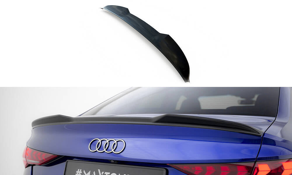 Spoiler Cap 3D Audi A3 S-Line sedan / S3 siden 8y ansigtsløftning