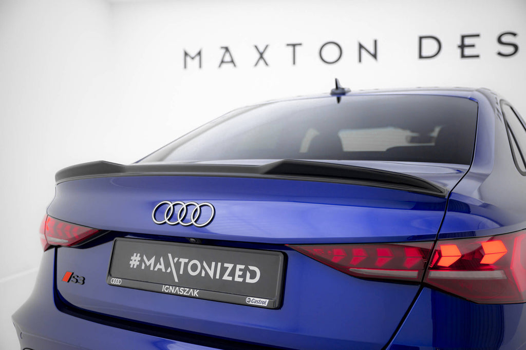 Spoiler Cap 3D Audi A3 S-Line sedan / S3 siden 8y ansigtsløftning