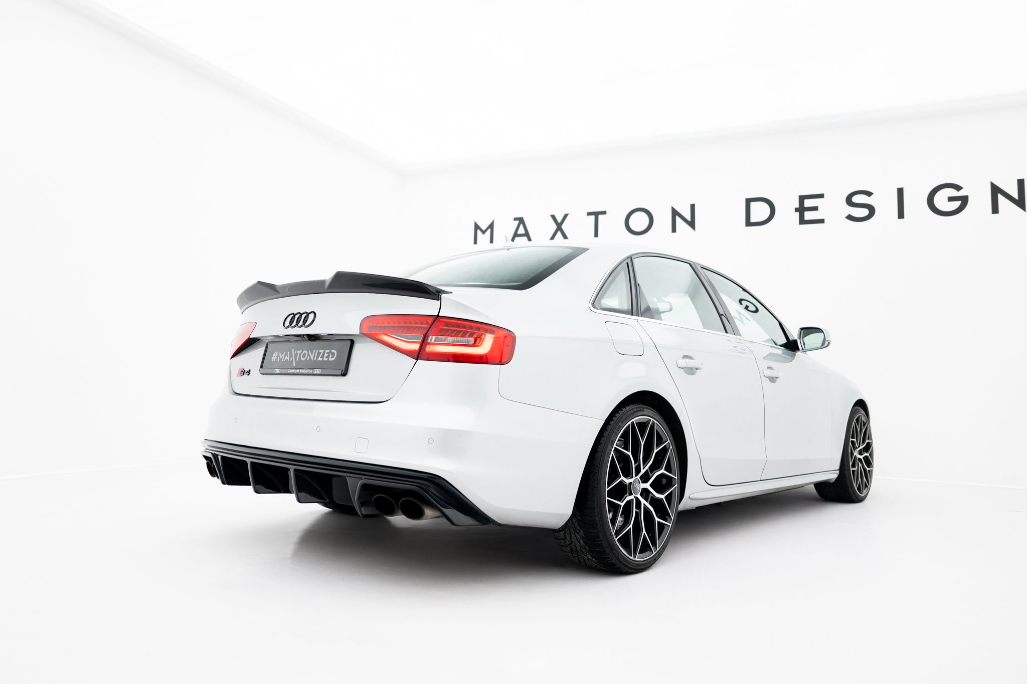 Spoiler cap 3d audi s4 sedan b8 facelift