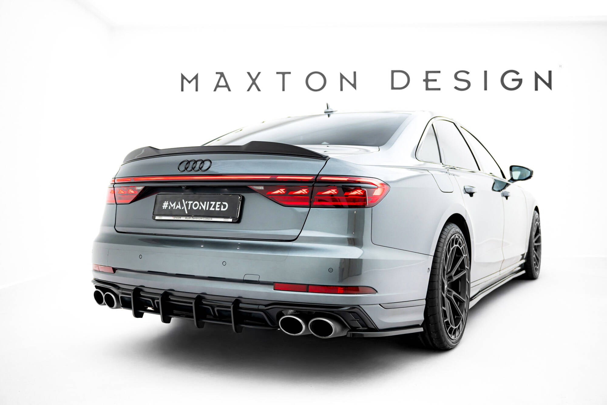 Spoiler cap 3d audi s8 / a8 s-line d5 facelift