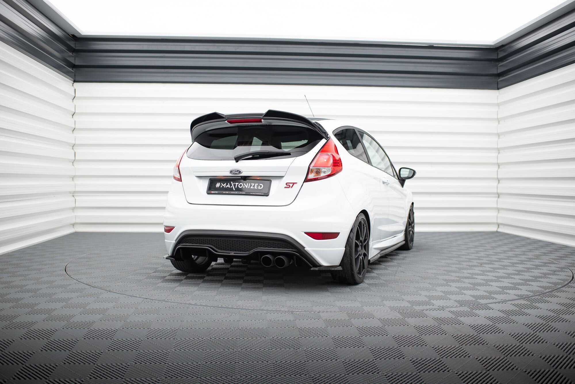 Spoiler cap 3d ford fiesta st mk7 facelift