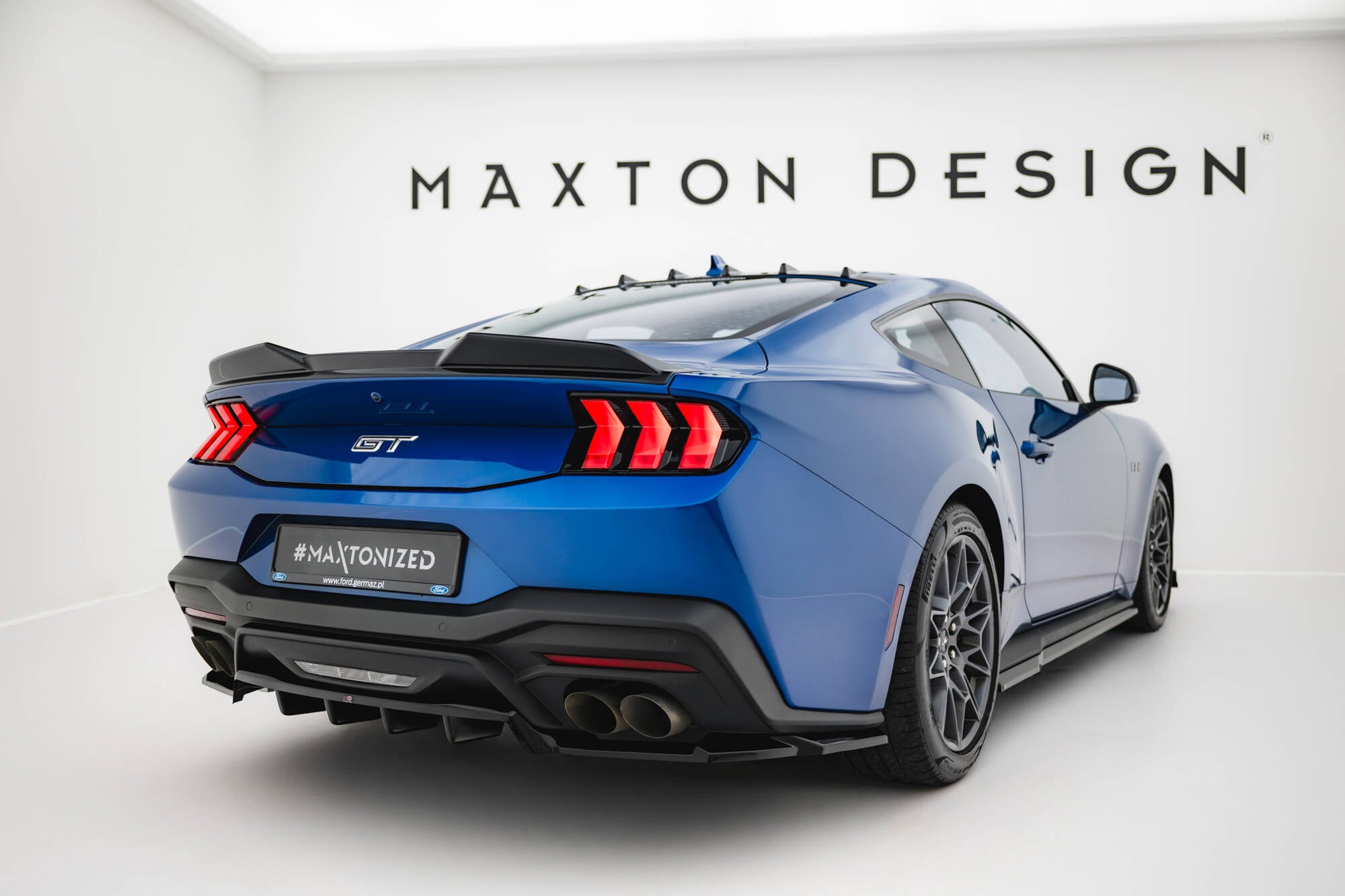Spoilerin korkki 3D Ford Mustang GT MK7