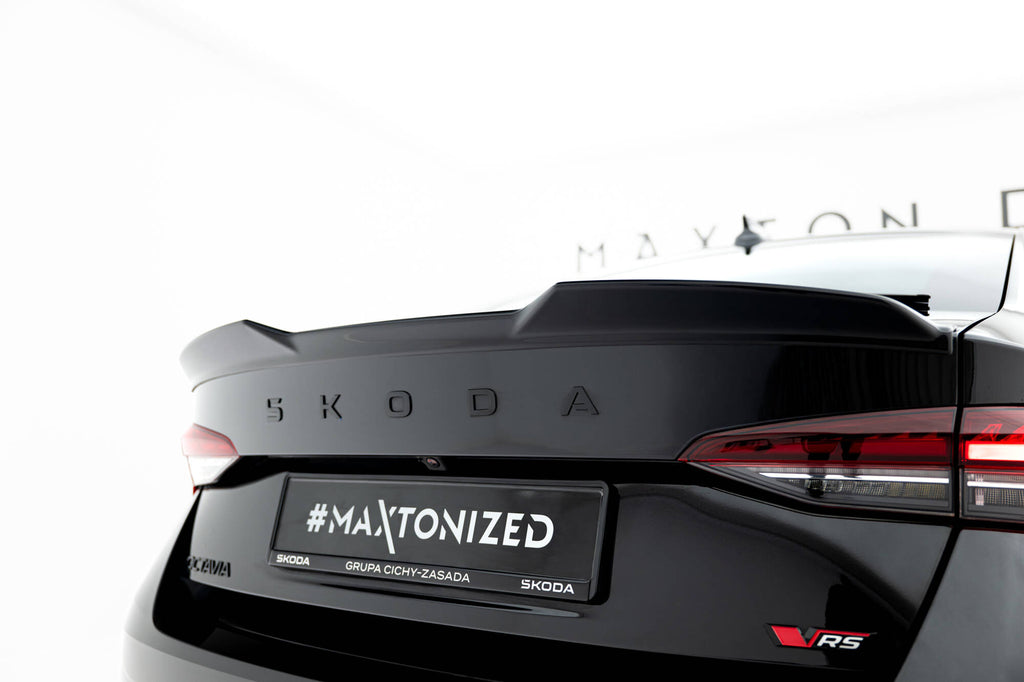 Spoiler cap 3d skoda octavia rs liftback mk4 / mk4 facelift