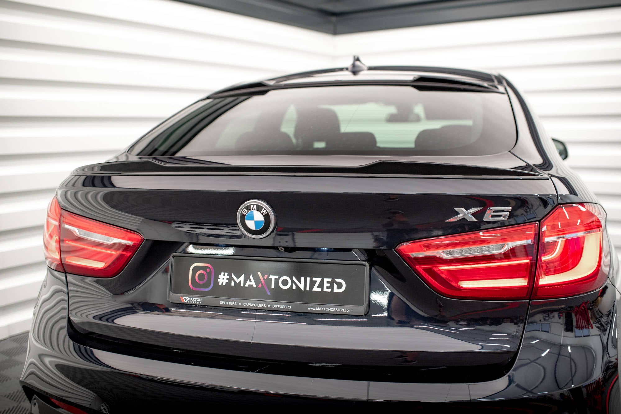 Spoiler cap 3d v.1 bmw x6 f16 m-pack / x6 m f86