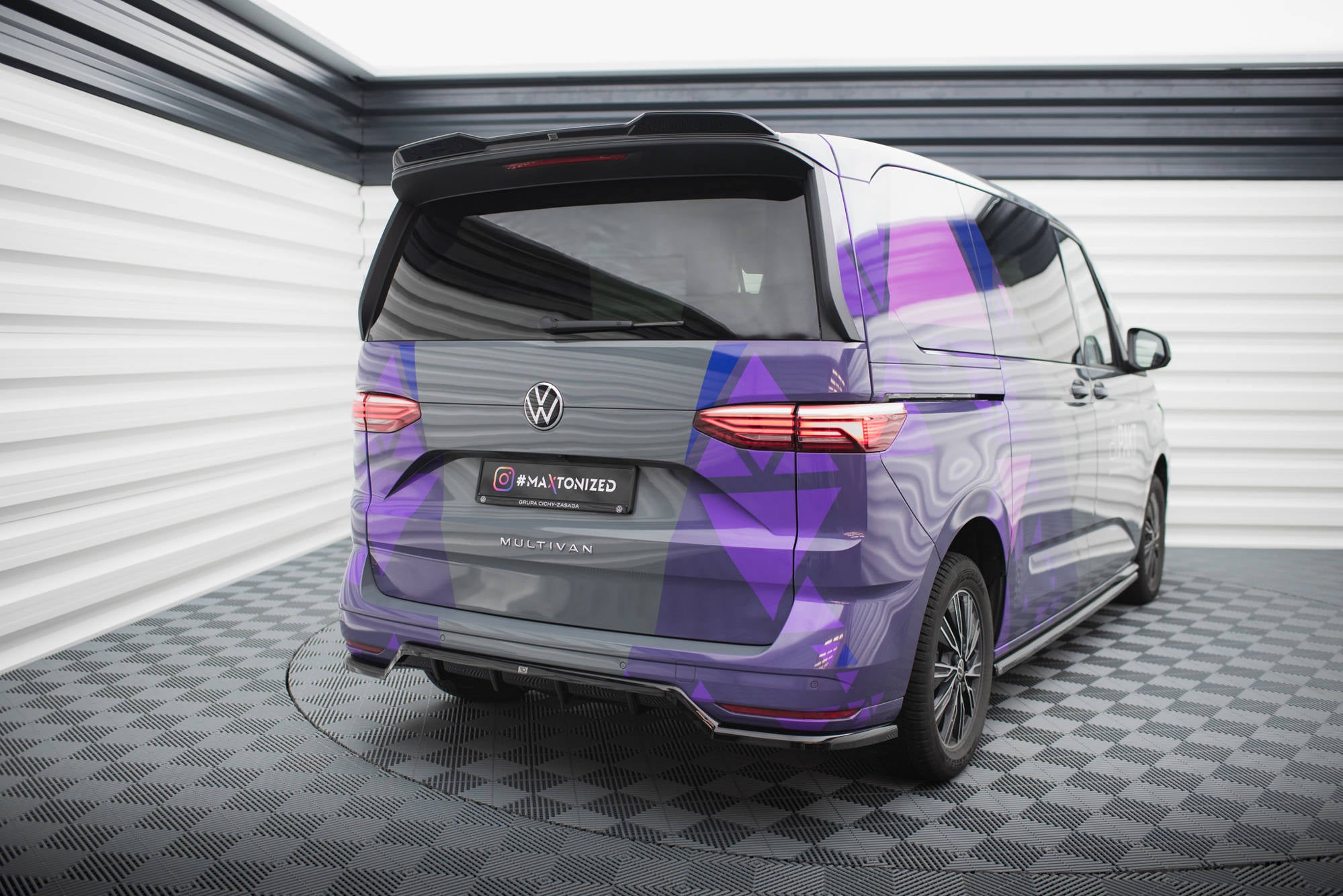 Spoiler cap 3d volkswagen multivan t7