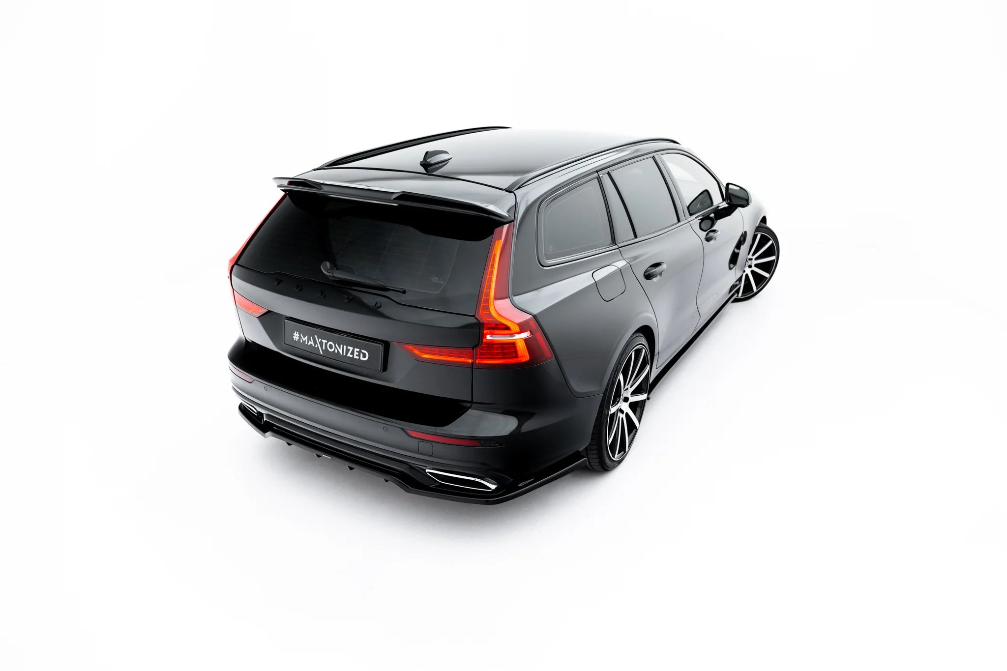 Spoiler cap 3d volvo v60 r-design mk3
