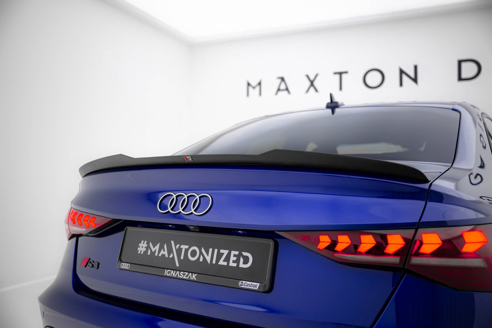 Spoiler cap audi a3 s-line sedan / s3 sedan 8y facelift