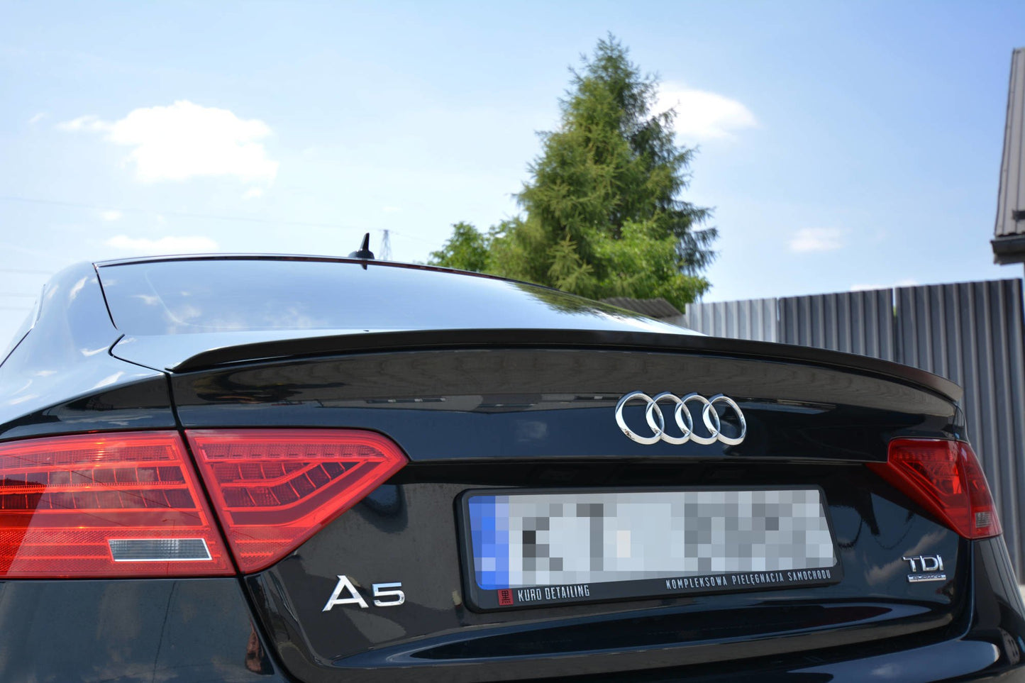 Spoiler cap audi a5 sportback s-line 8t facelift