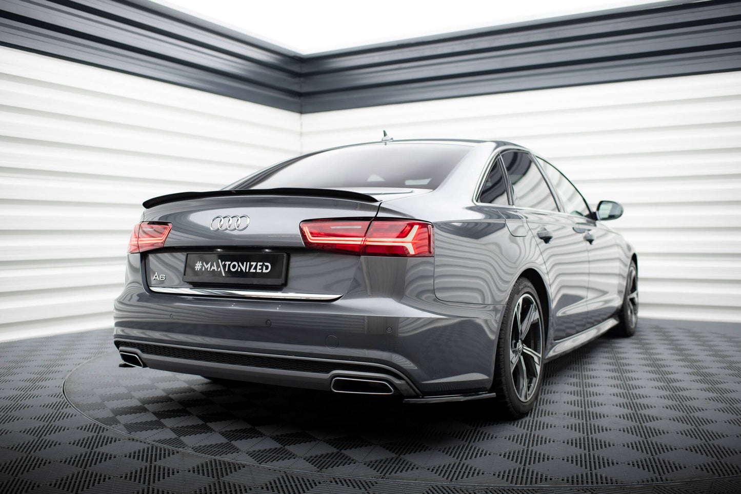 Spoiler cap audi a6 / a6 s-line / s6 sedan c7 facelift